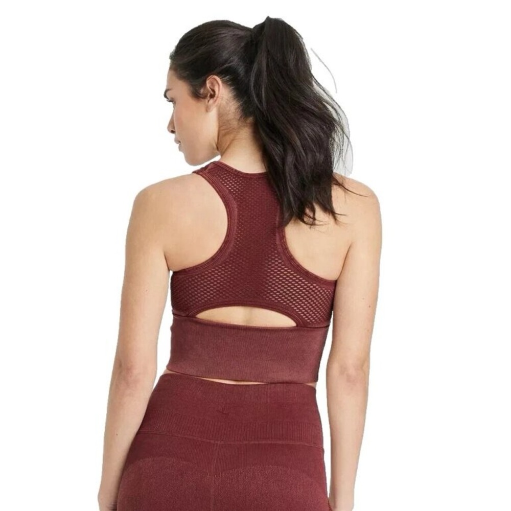 JoyLab Deep Red Racerback Tank Top - Picture 3 of 4